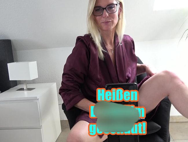 Dirty Tina Porno Video: Abgewi**st auf einen p*rno!