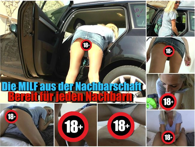 Dirty Tina Porno Video: Die fo**e aus der Nachbars**aft – Beine breit für jeden schw**z!